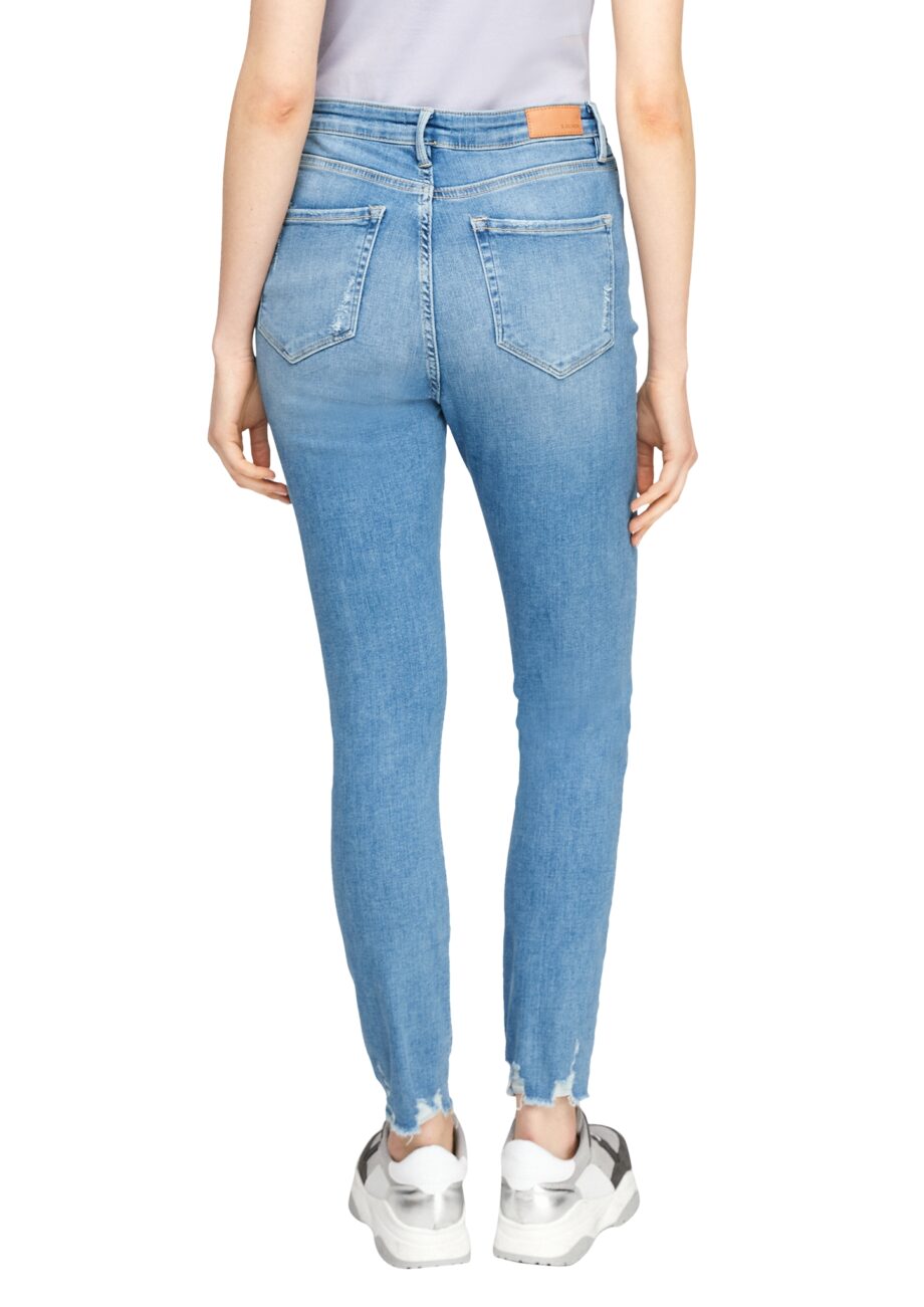 S. Oliver Damen-Jeans in Ankle-Länge