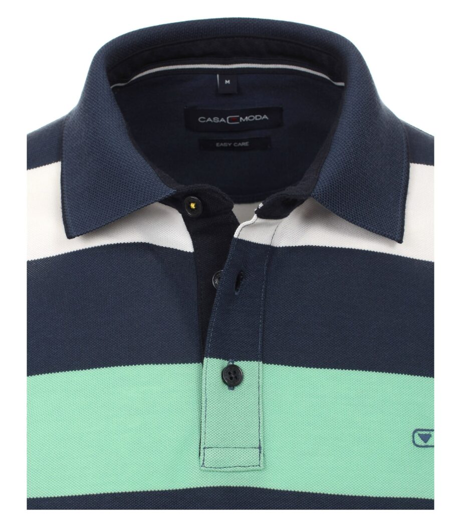 Casa Moda Polo-Shirt gemustert