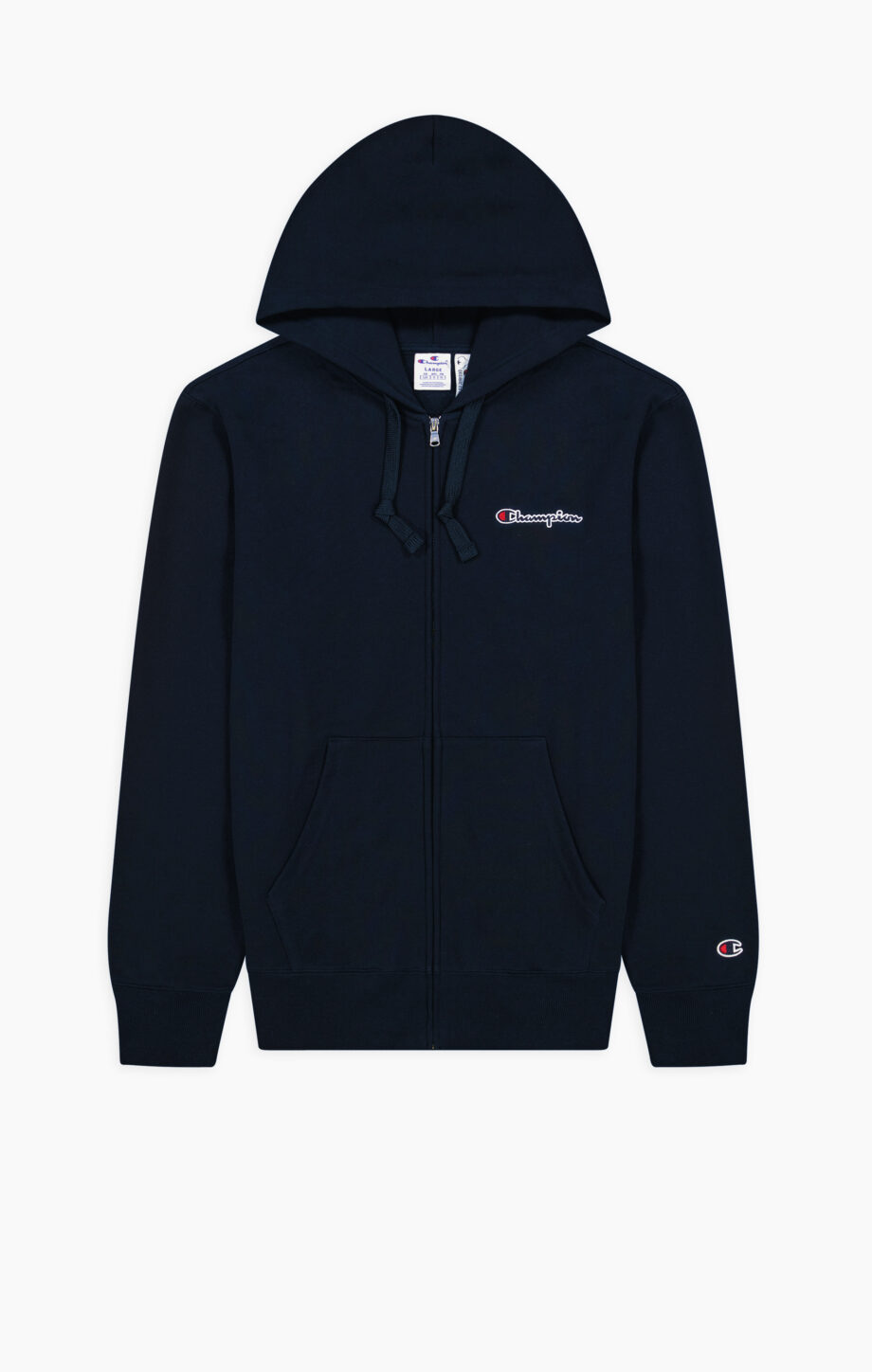 CHAMPION Men Hooded Sweatjacke mit kleiner Stickerei