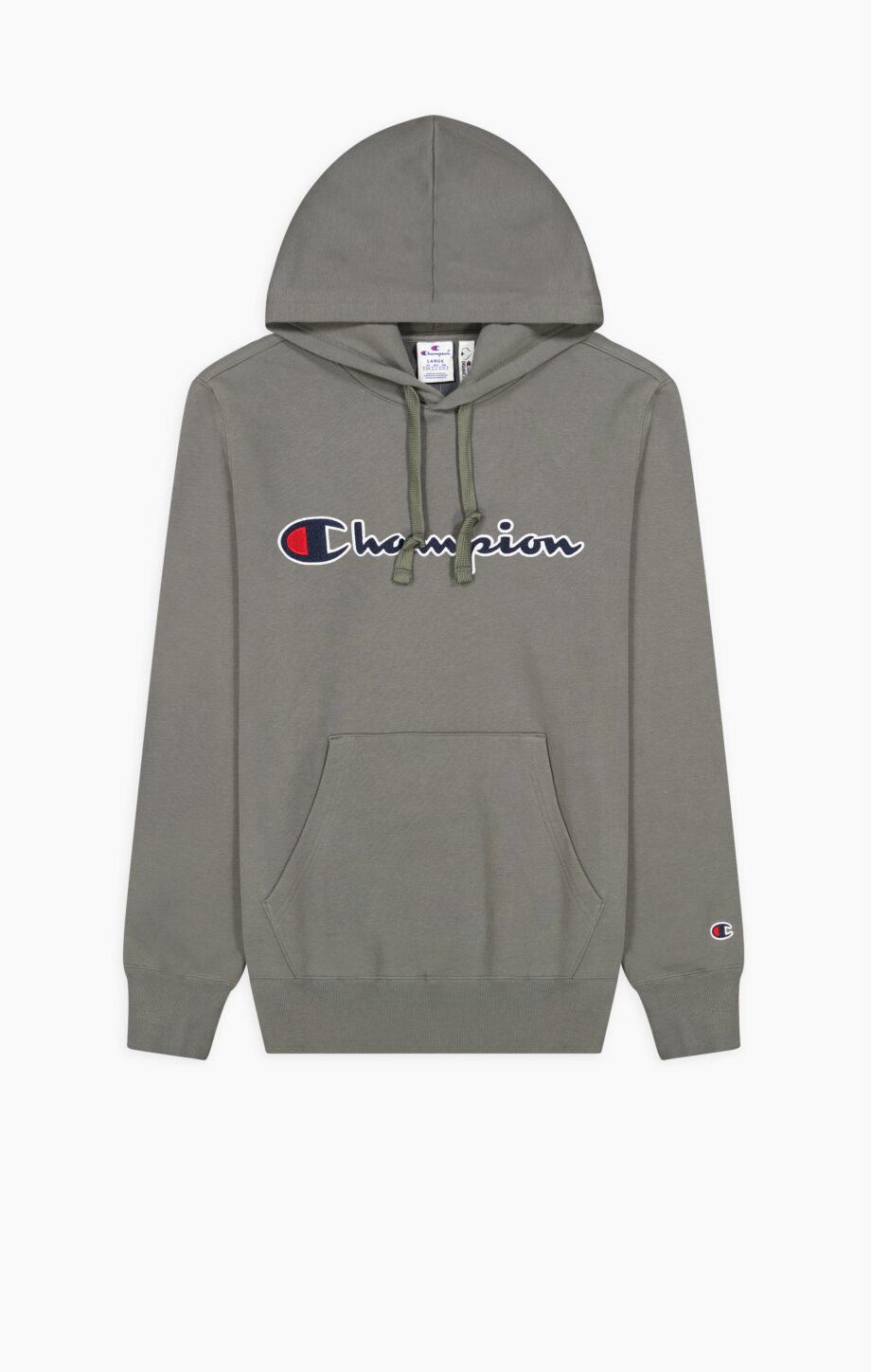 CHAMPION Men Sweatshirt mit Kapuze und großer Stickerei