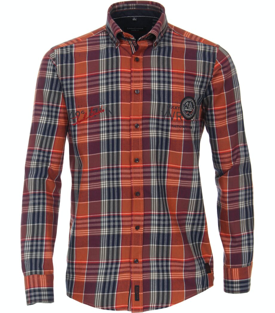 CASAMODA Karo-Freizeithemd Casual fit