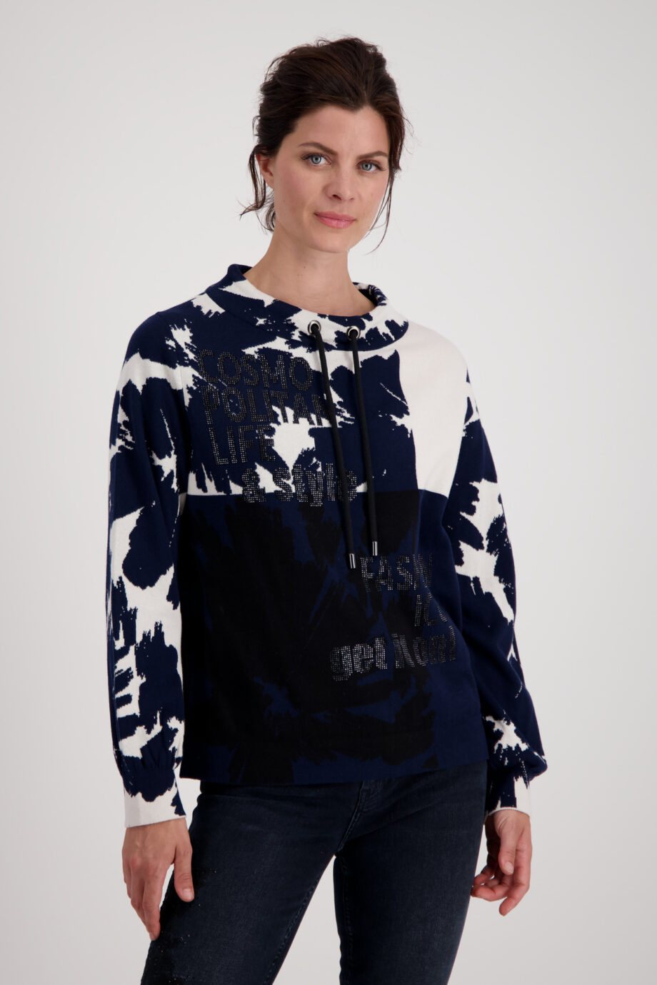 MONARI Jacquard Strickpullover