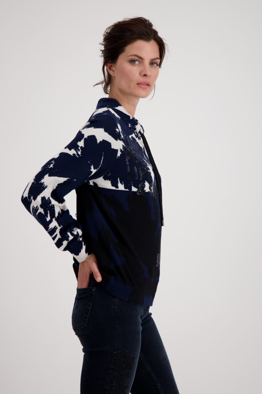 MONARI Jacquard Strickpullover