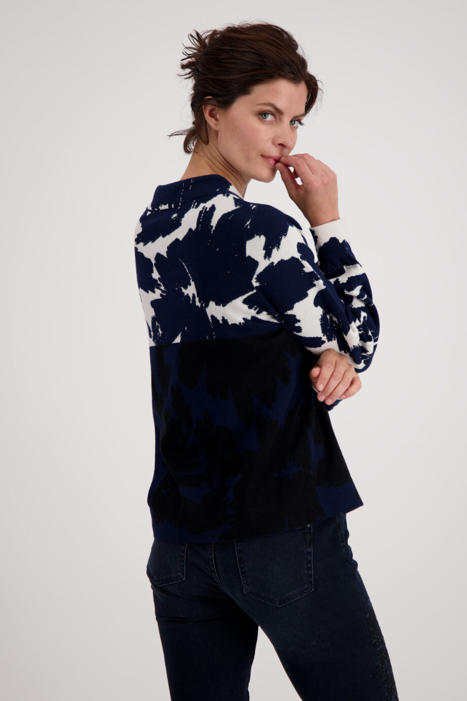 MONARI Jacquard Strickpullover