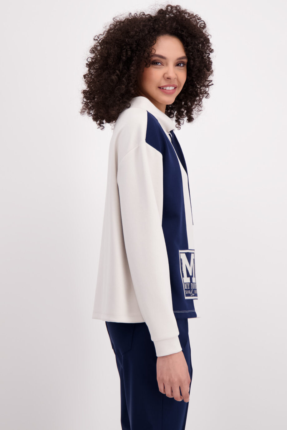 MONARI Colorblock Jersey Sweatshirt