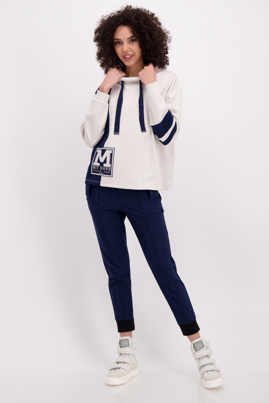 MONARI Colorblock Jersey Sweatshirt