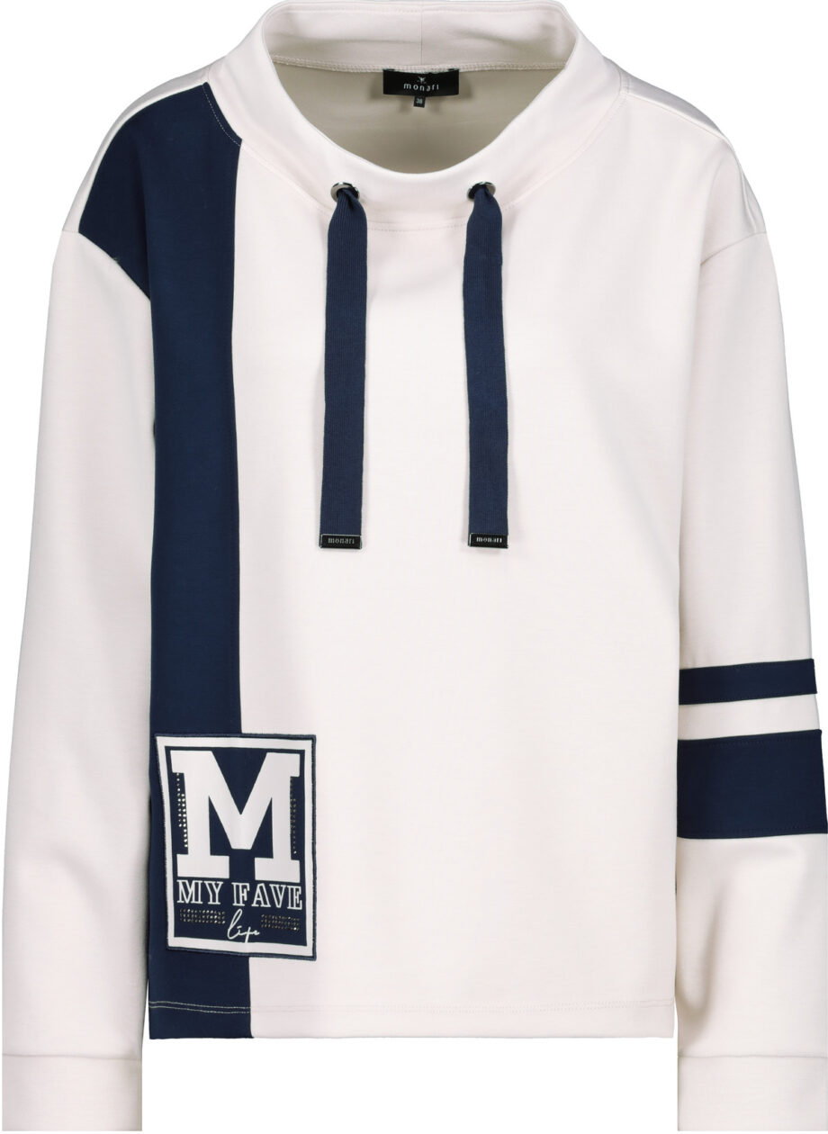 MONARI Colorblock Jersey Sweatshirt