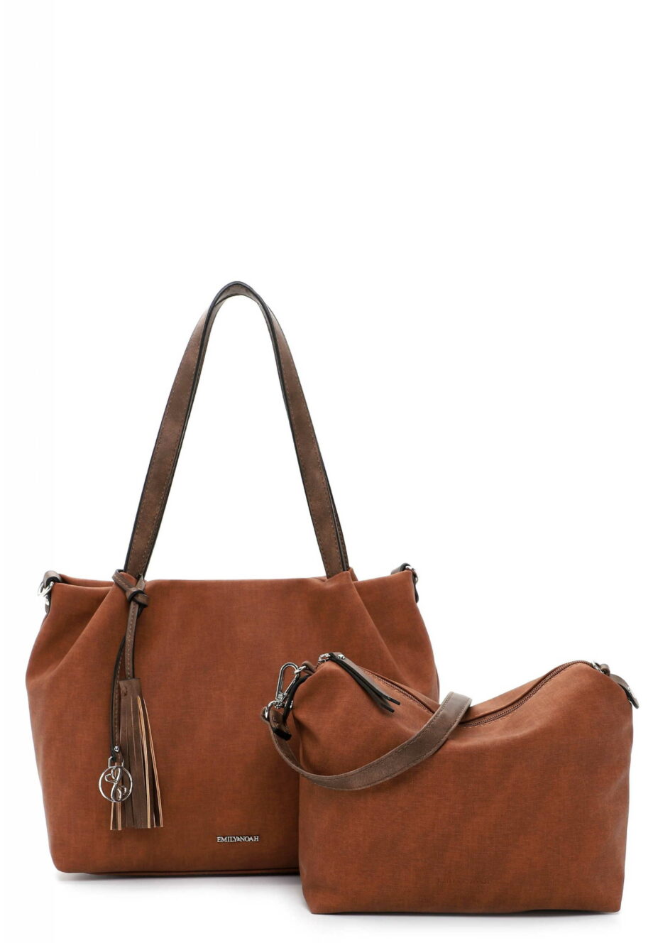 EMILY & NOAH Shopper Elke in Farbe cognac