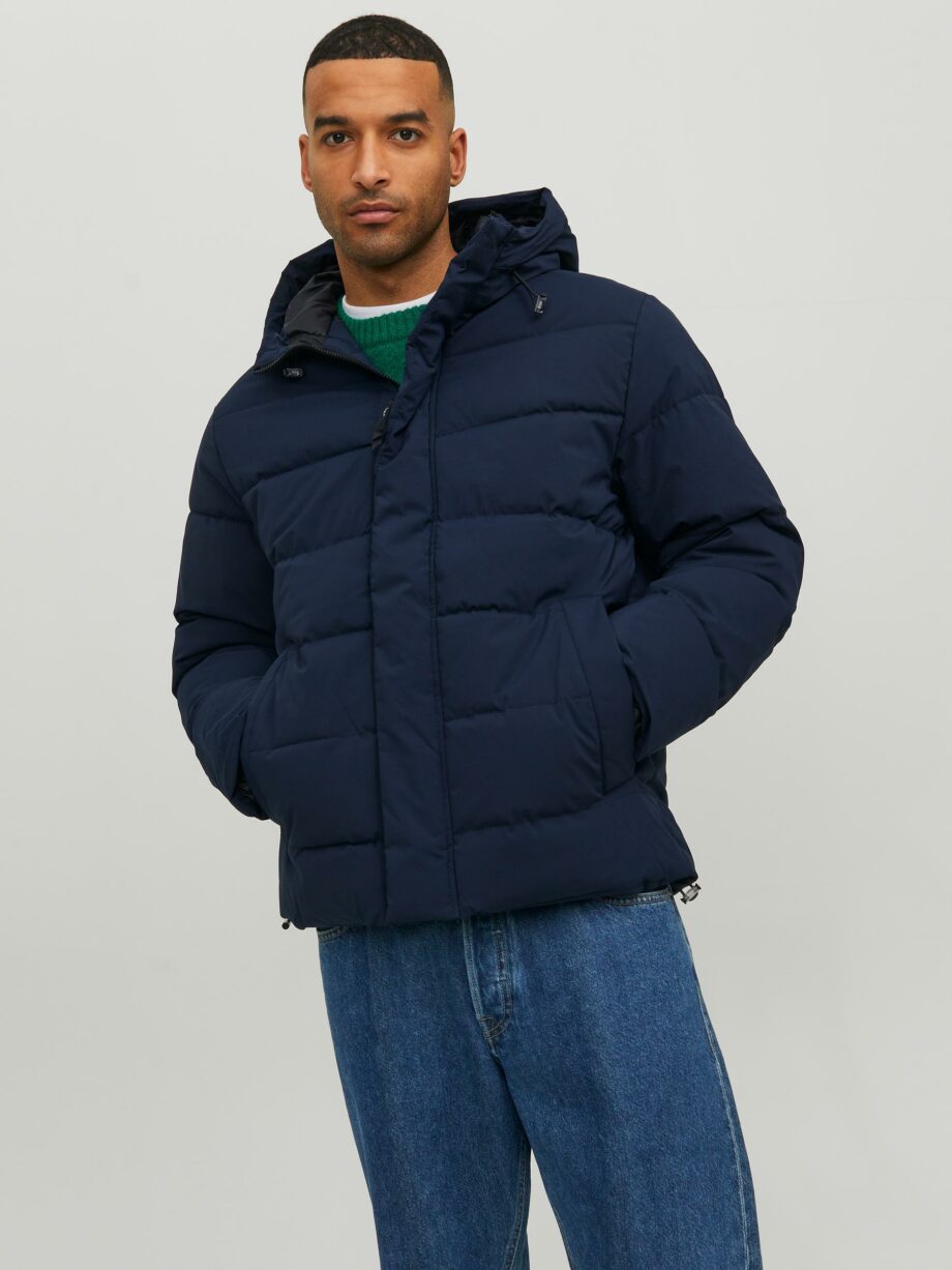 JACK&JONES Steppjacke mit Kapuze