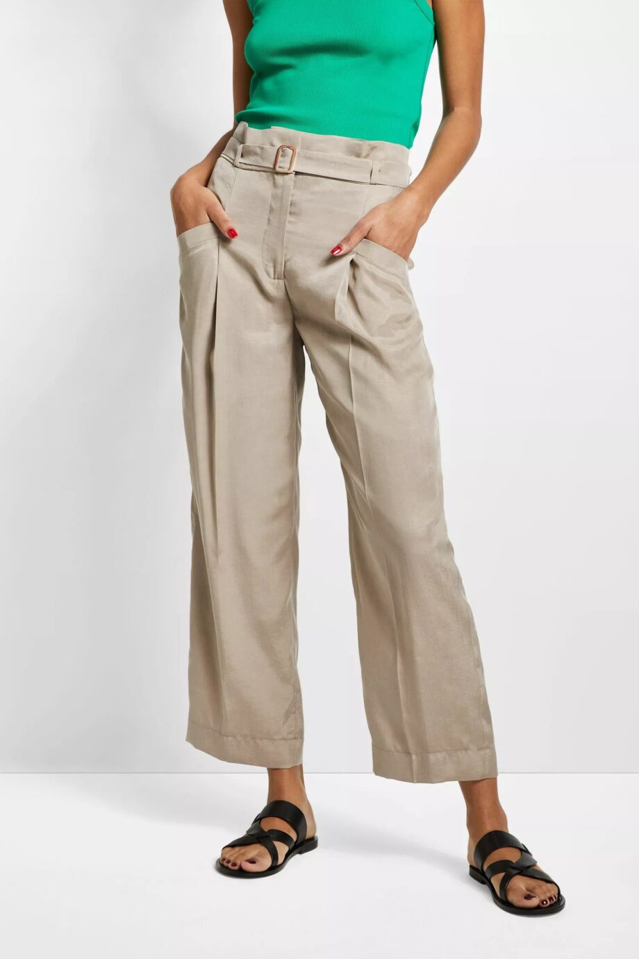 CINQUE High-Waist Bundfaltenhose CISONJA