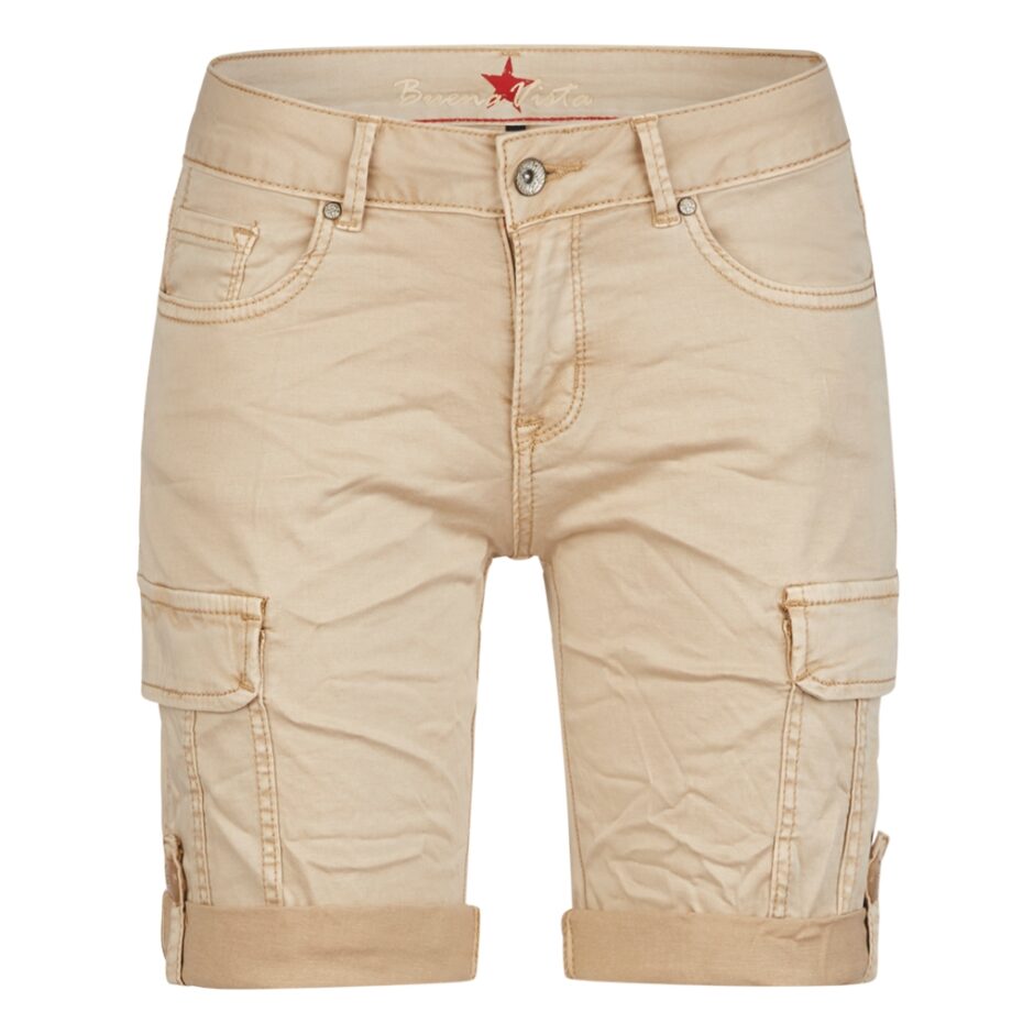 BUENA VISTA Cargo-Short stretch twill