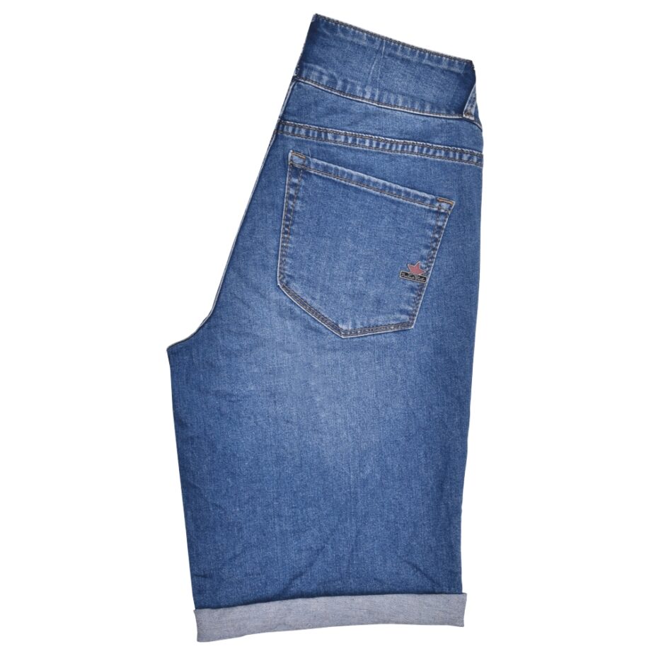 BUENA VISTA Tummyless-Short stretch denim