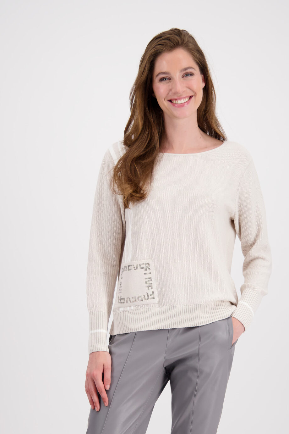 MONARI Pullover mit Strass