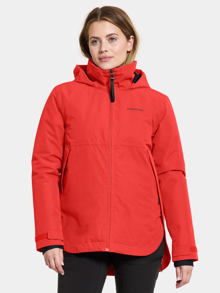 DIDRIKSONS Damen Funktionsjacke Jennie in rot