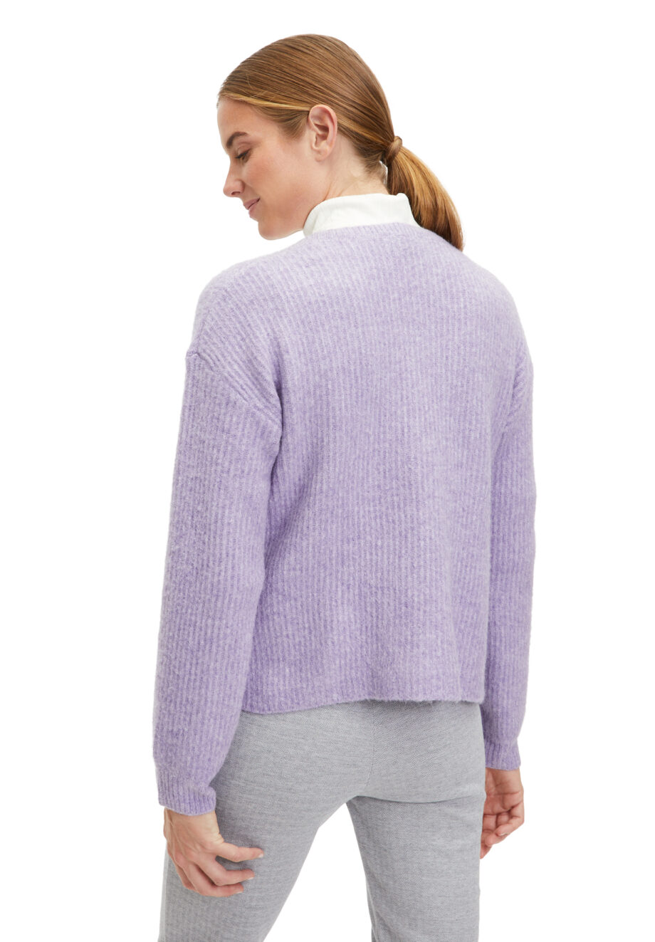 CARTOON Casual-Strickjacke in Violett