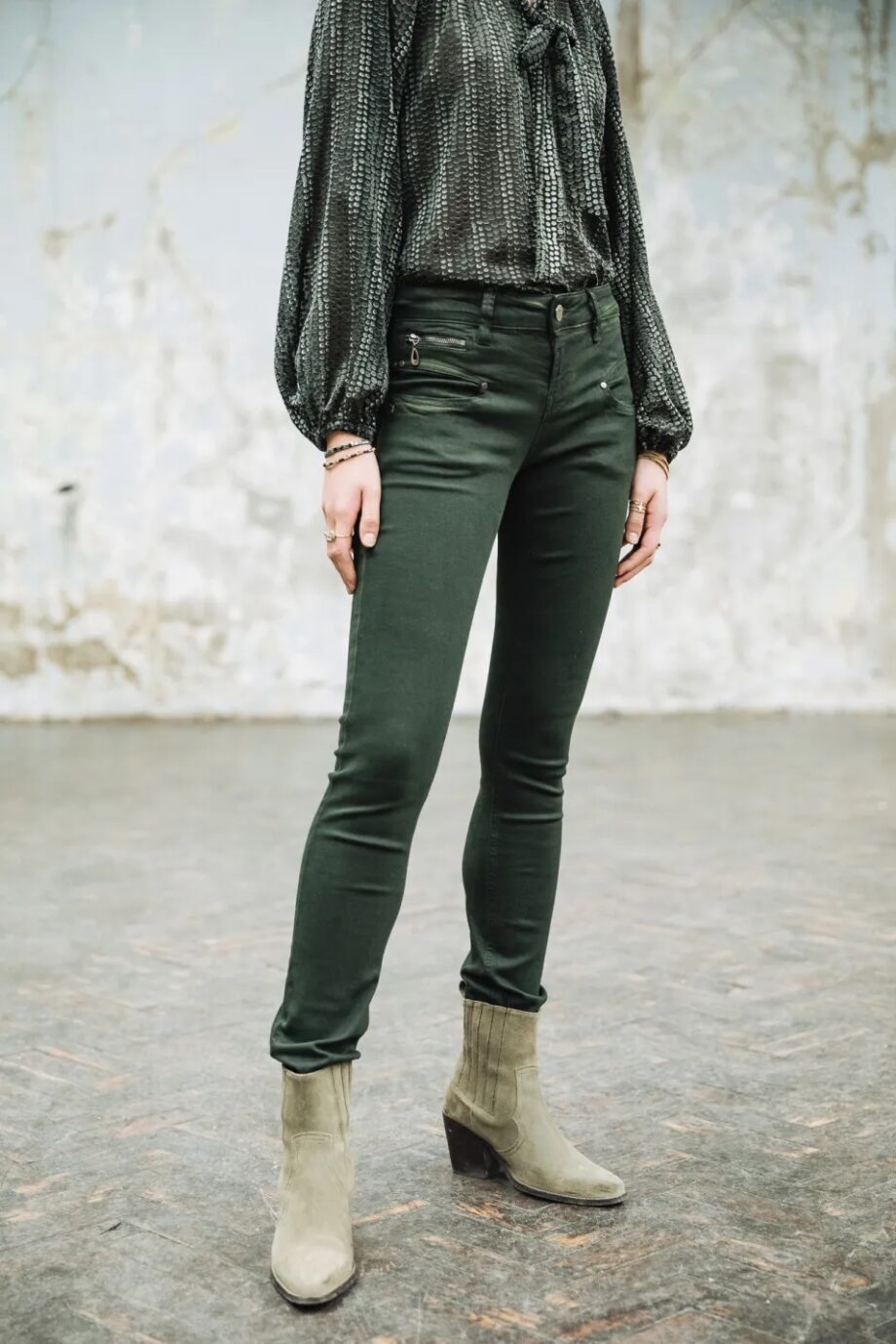 FREEMAN T. PORTER Damenjeans Alexa Slim New Magic Color Oil