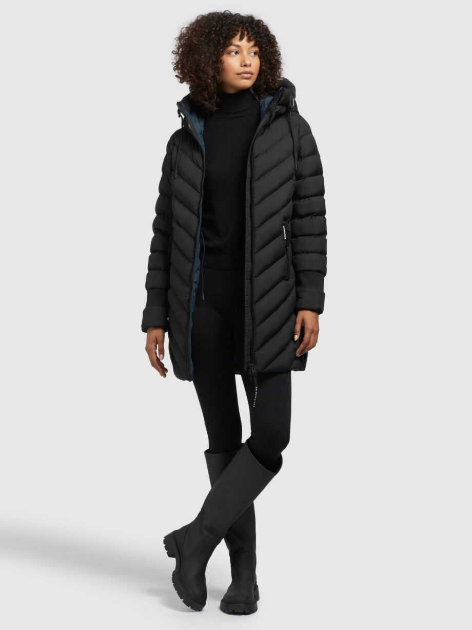 KHUJO Steppjacke LISKA SOFT schwarz