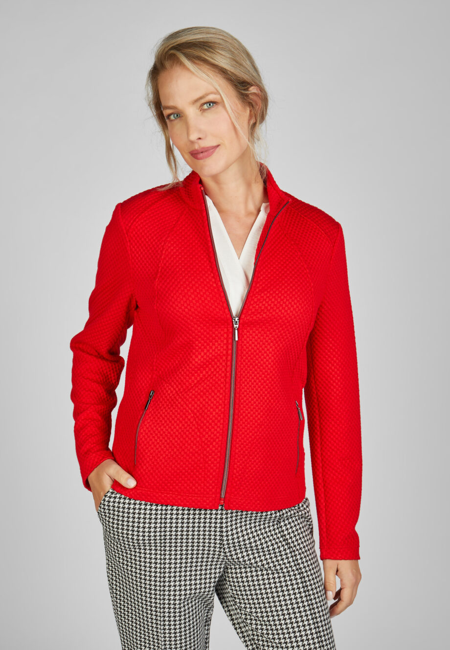 RABE Jersey-Blazer mit Stehkragen