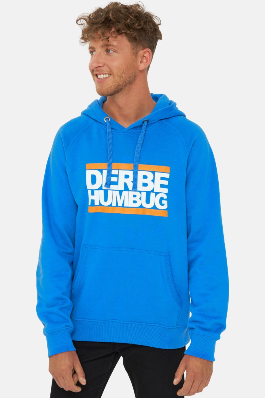 DERBE Men Kapuzensweat Humbug Blau