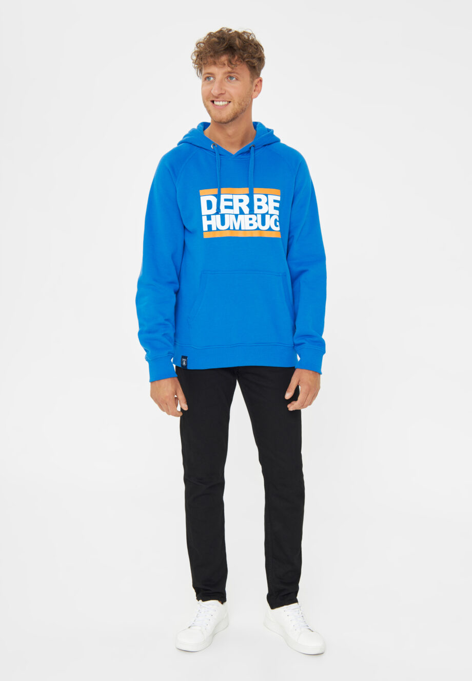 DERBE Men Kapuzensweat Humbug Blau