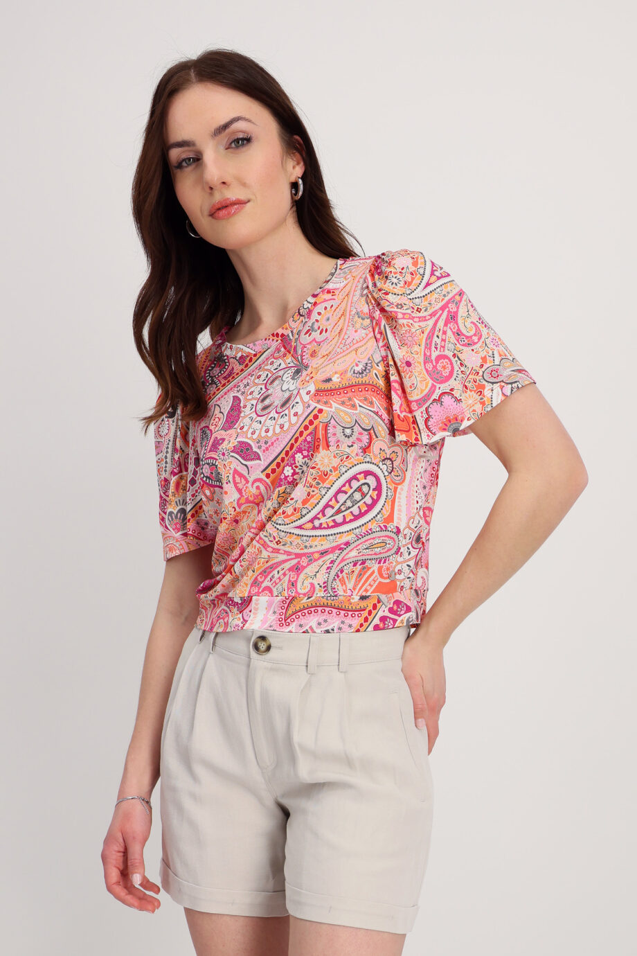 MONARI Shirt mit Paisleymuster