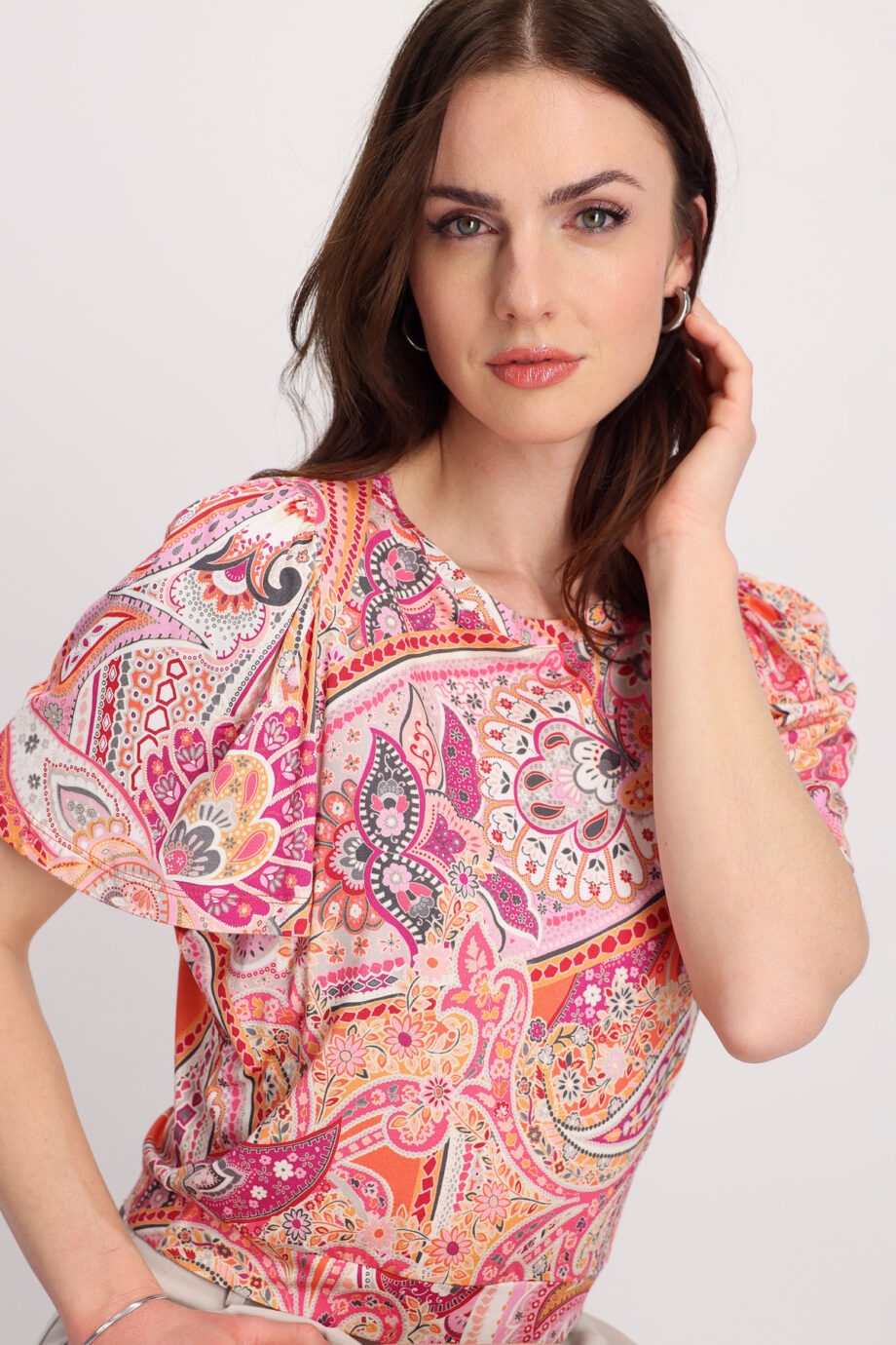 MONARI Shirt mit Paisleymuster