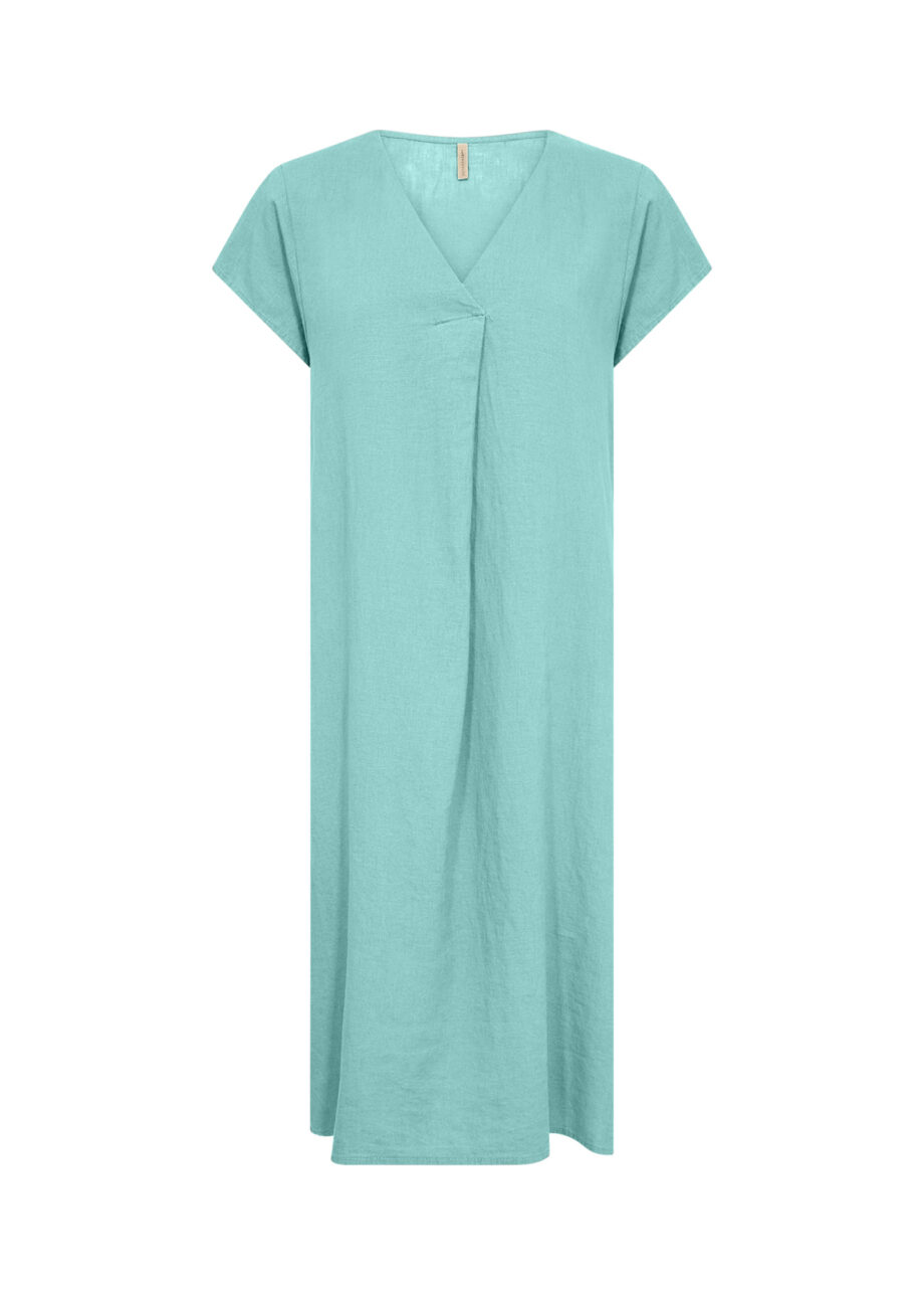 SOYACONCEPT Damen Leinenkleid Ina in Aqua