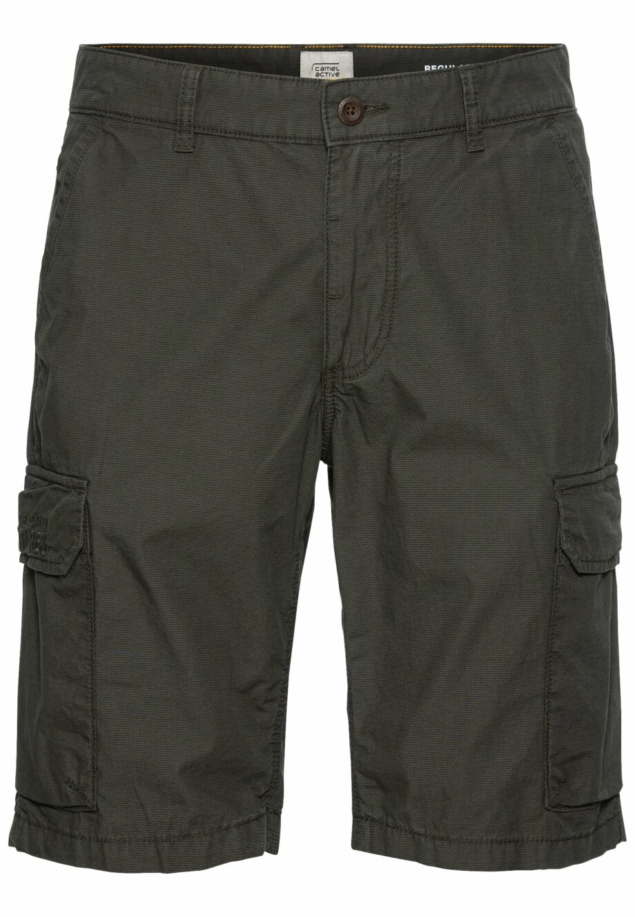 CAMEL ACTIVE Herren Regular Fit Cargo Shorts mit Minimal Print in verschiedenen Farben - Grau, Dunkelblau, Grün