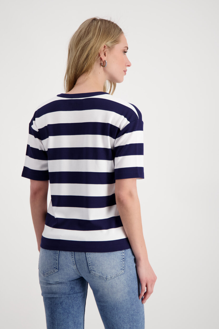 MONARI T-Shirt in Blau gestreift