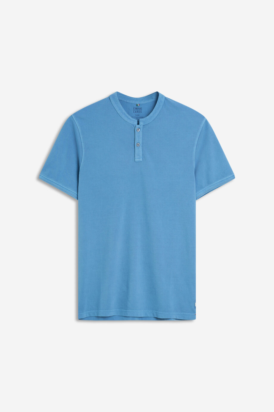 CINQUE Herren Polo-Shirt mit Mao-Kragen CILANO in verschiedenen Farben - Rosa, Mittelblau, Dunkelblau, Blau