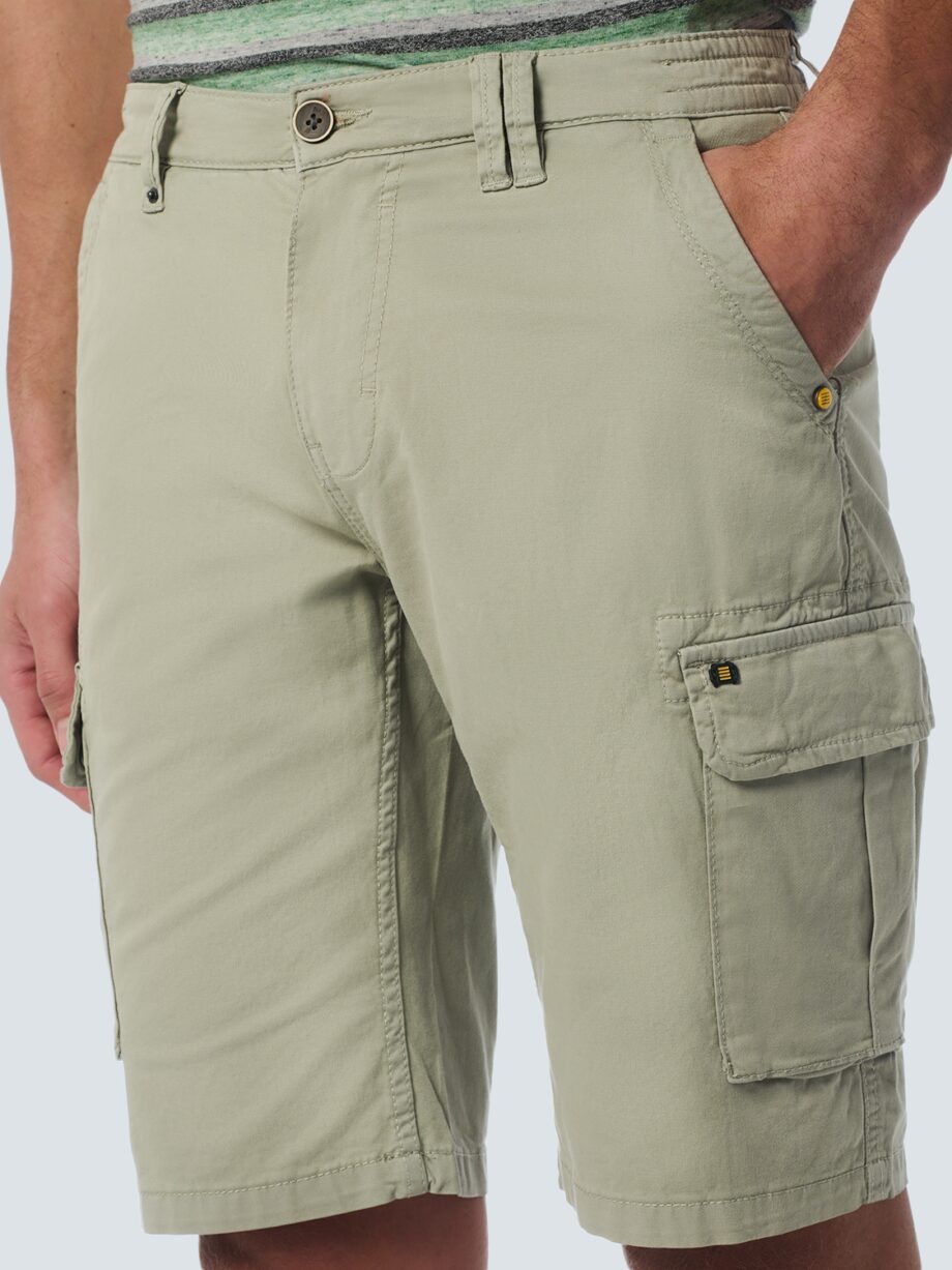 NO EXCESS Herren Cargoshorts in Grün - smoke