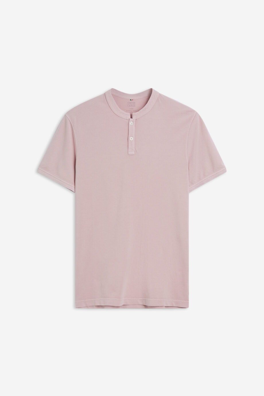 CINQUE Herren Polo-Shirt mit Mao-Kragen CILANO in verschiedenen Farben - Rosa, Mittelblau, Dunkelblau, Blau