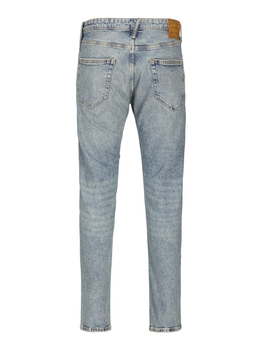 JACK&JONES Herren Jeans mit Tapered Fit und Komfortstretch in Blau - blue denim