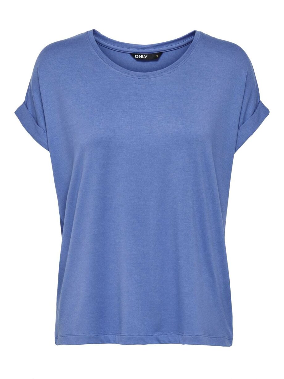 ONLY Damen T-Shirt mit Rundhalsausschnitt in verschiedenen Farben