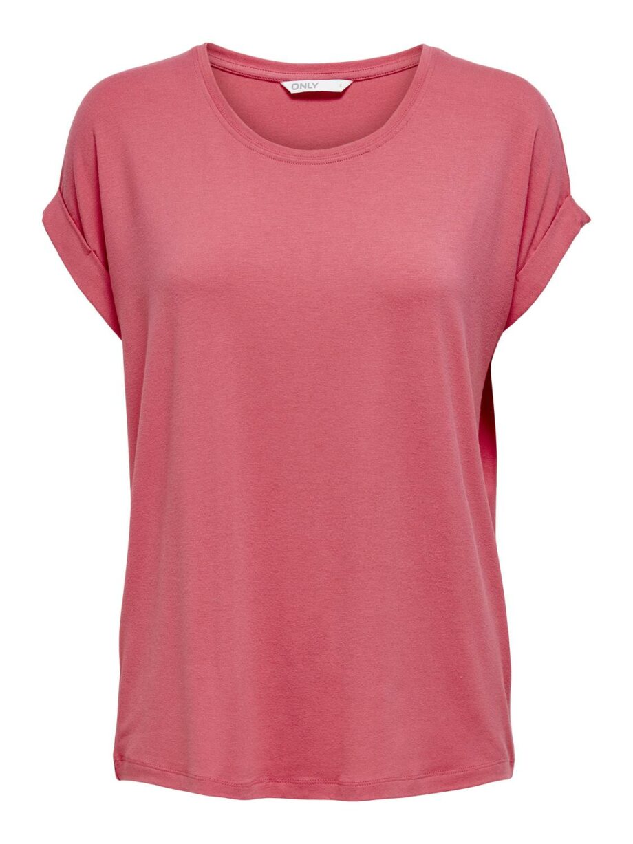 ONLY Damen T-Shirt mit Rundhalsausschnitt in verschiedenen Farben