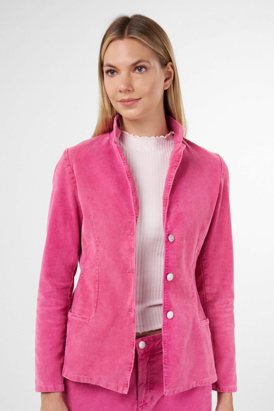 BLUE FIRE Damen Blake Cordblazer in Pink