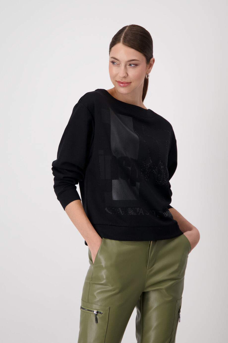 MONARI Damen Sweatshirt mit Schrift