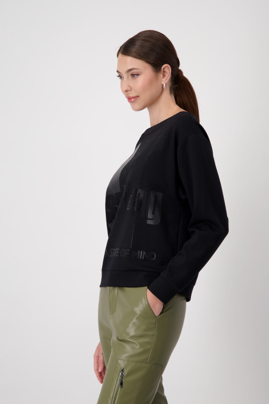 MONARI Damen Sweatshirt mit Schrift