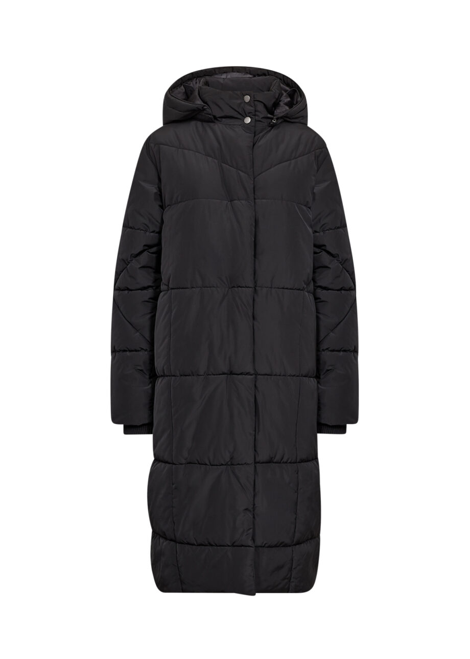 SOYACONCEPT Damen Steppmantel Nina in schwarz WINTERSALE