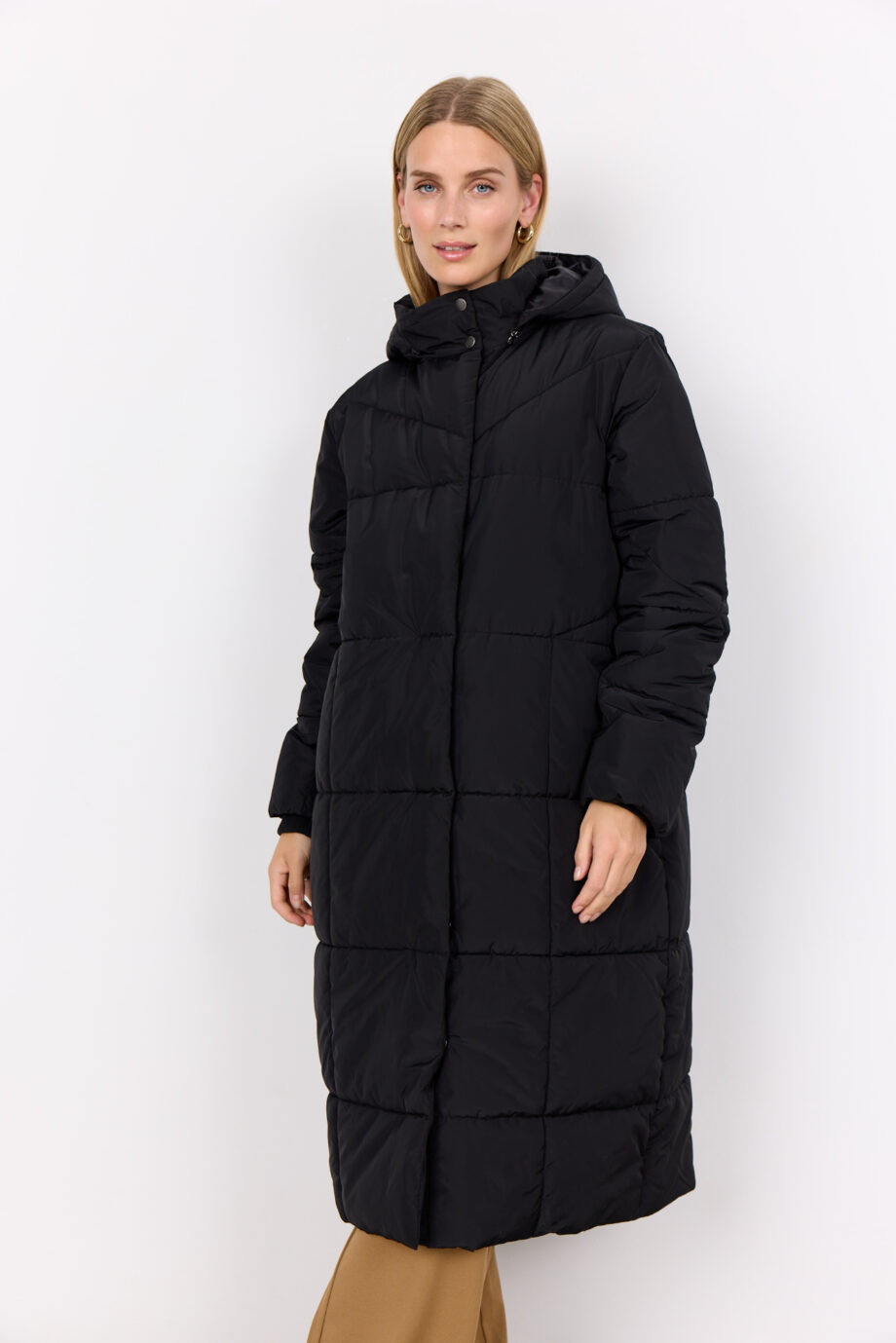 SOYACONCEPT Damen Steppmantel Nina in schwarz WINTERSALE