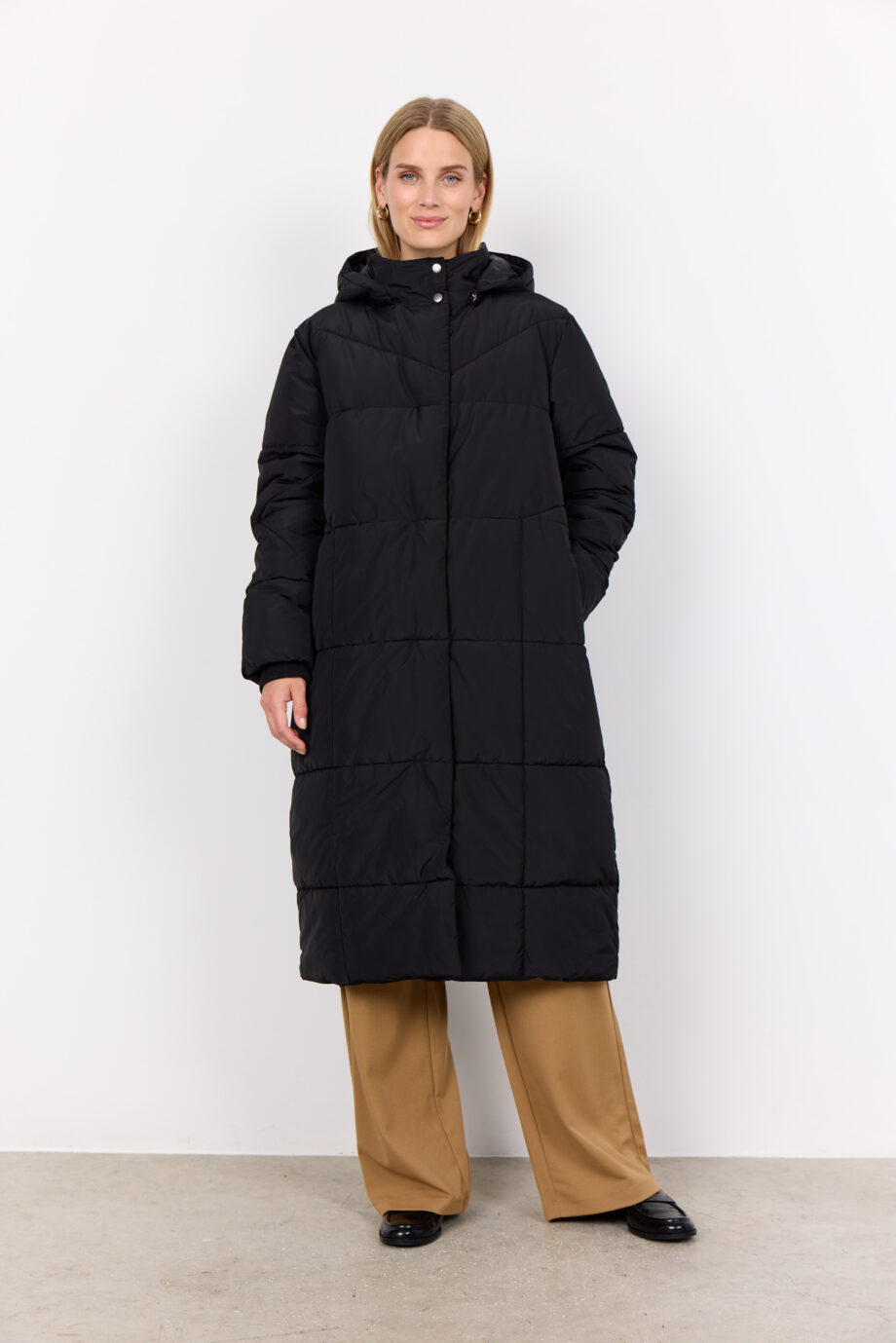 SOYACONCEPT Damen Steppmantel Nina in schwarz WINTERSALE