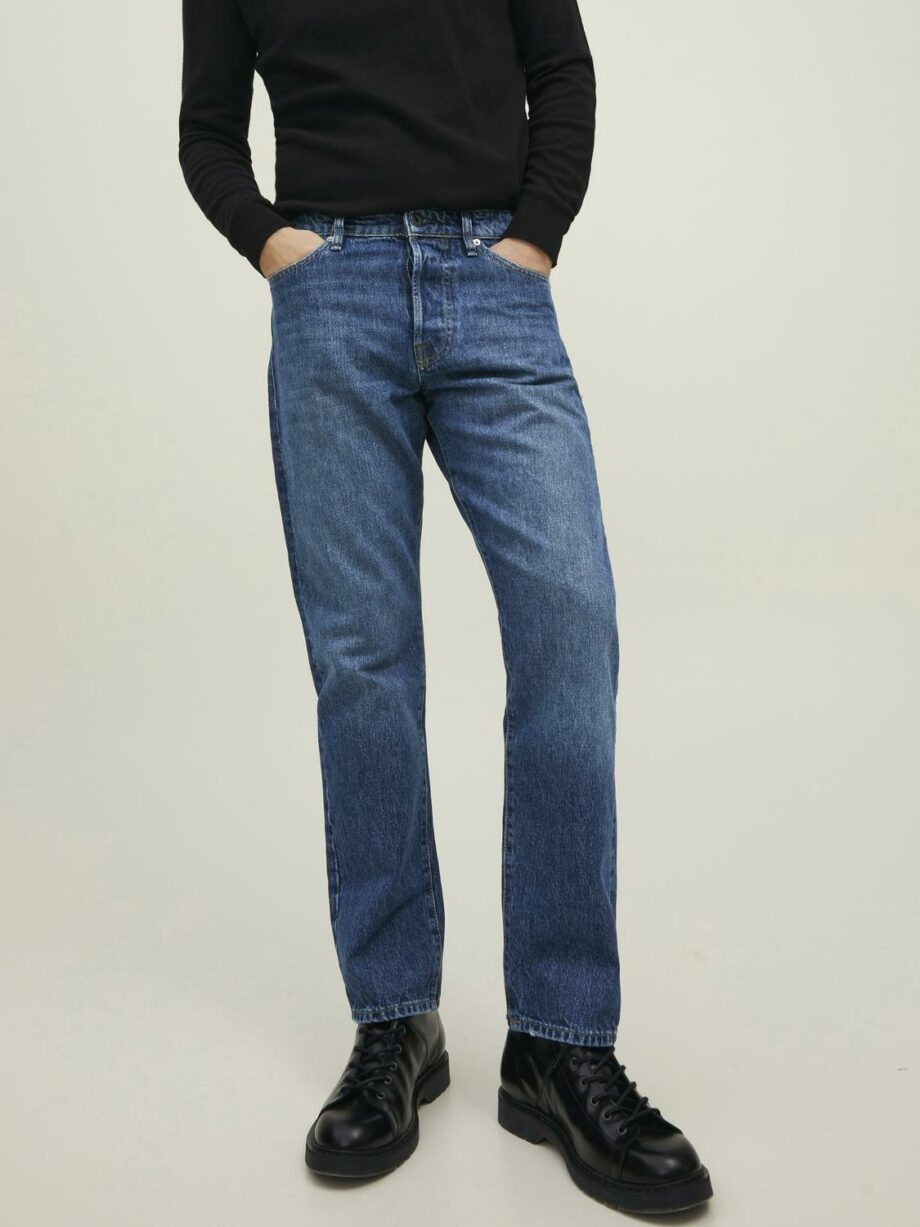 JACK&JONES Loose-Fit Jeans Form CHRIS Mid Stone