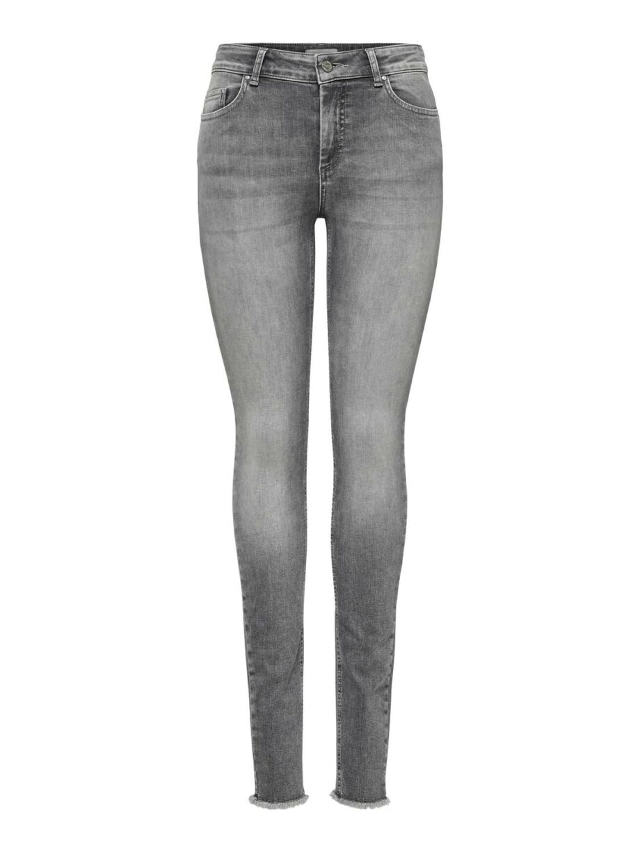 ONLY Damen Skinny Jeans Blush in Grau - grey denim