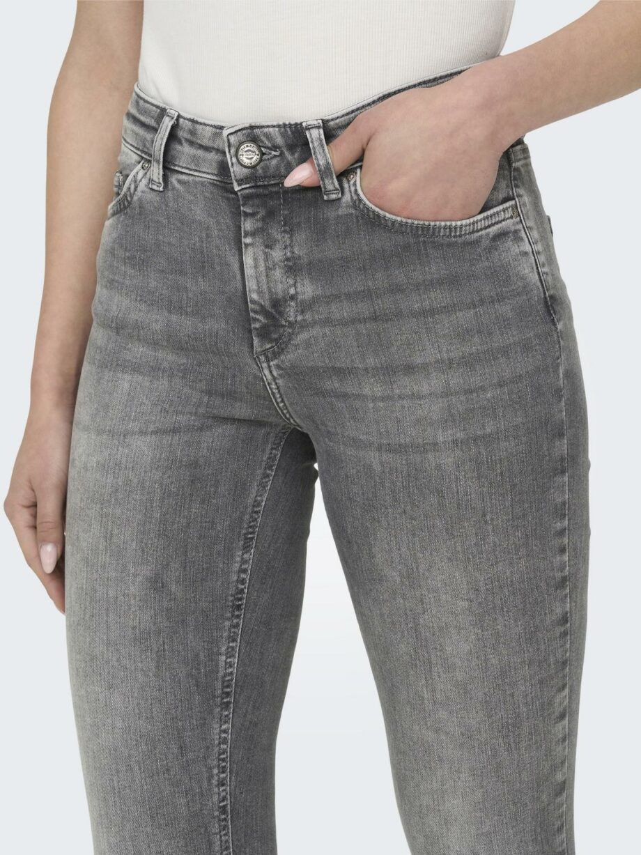 ONLY Damen Skinny Jeans Blush in Grau - grey denim