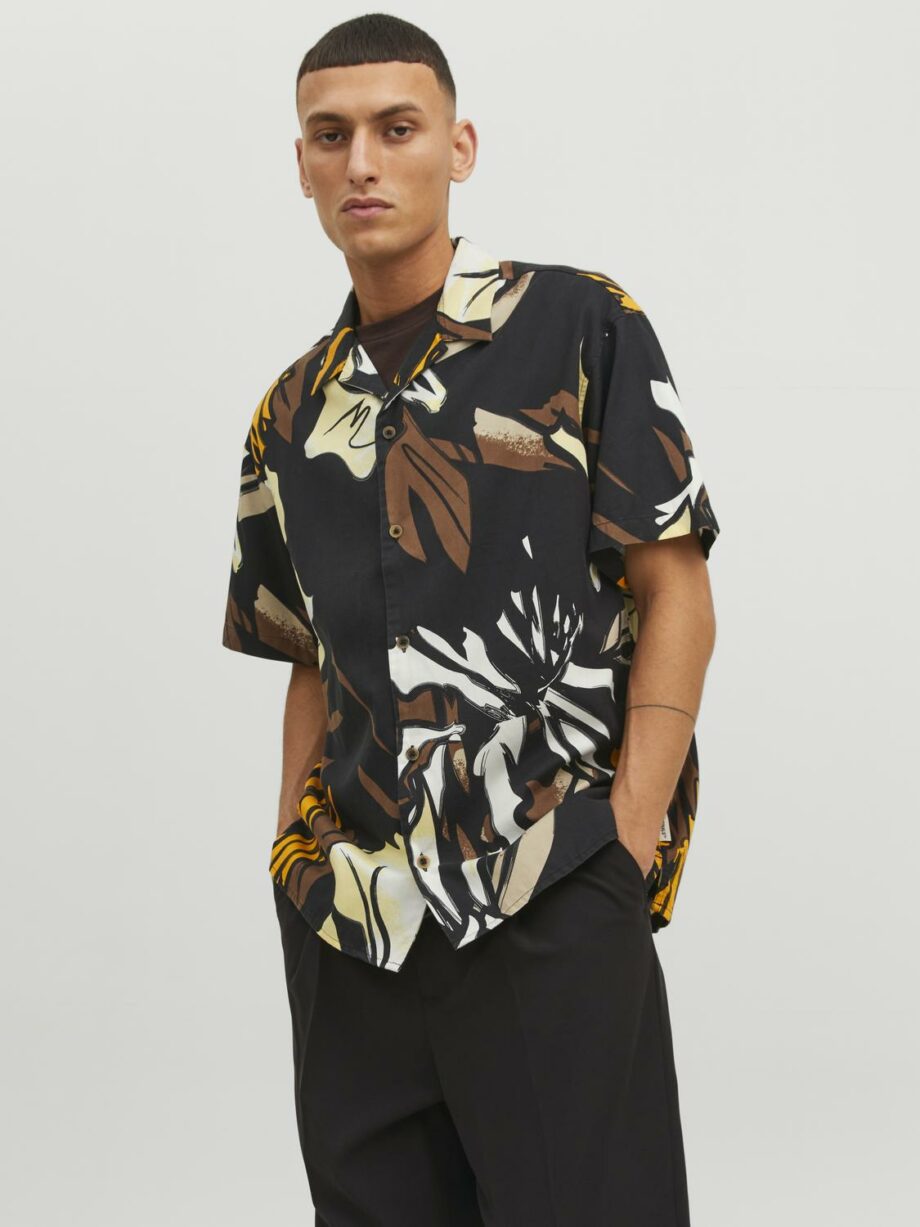 JACK&JONES Hemd mit Alloverprint