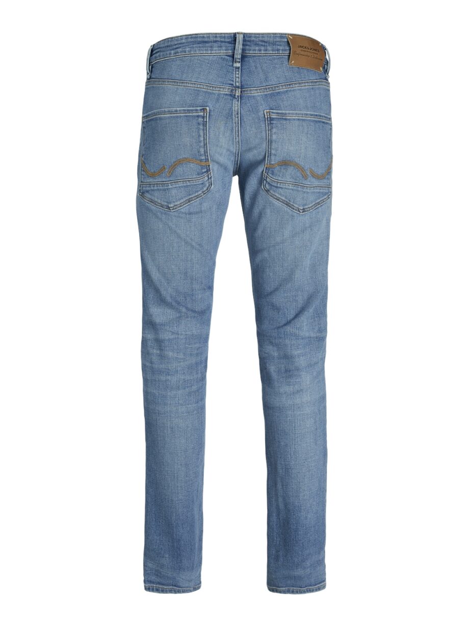 JACK&JONES Herren Jeans Slim Fit Tim in Blau - blue denim