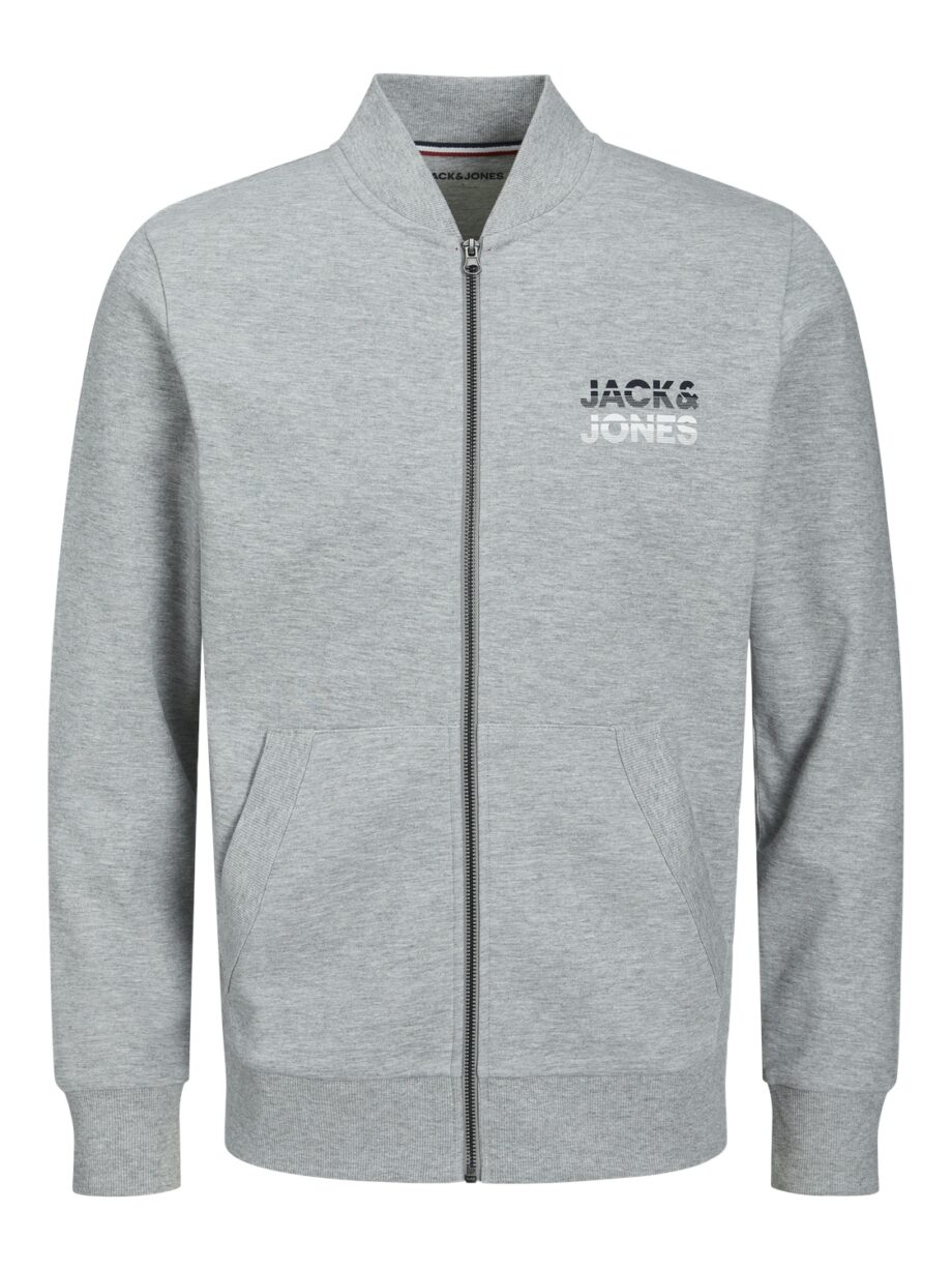 JACK&JONES Sweatjacke im College-Style JJATLAS SWEAT ZIP