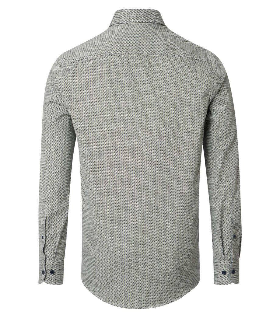 CASAMODA Herren Freizeithemd mit Minimal-Print Casual Fit