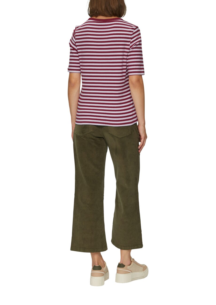 S. OLIVER Damen 3/4-Arm-Shirt mit O-Shape
