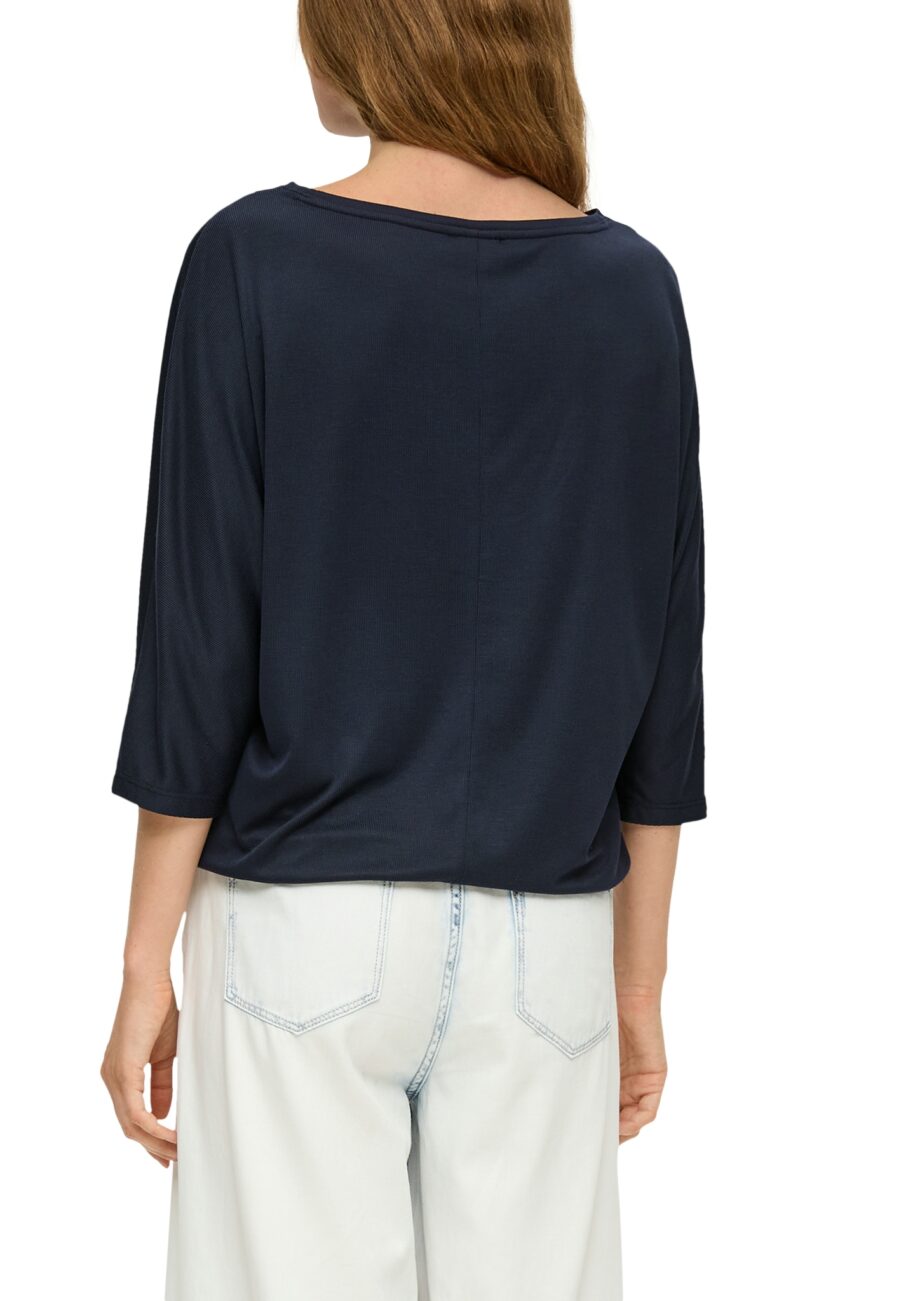 S. OLIVER Damen 3/4-Arm Shirt im O-Shape